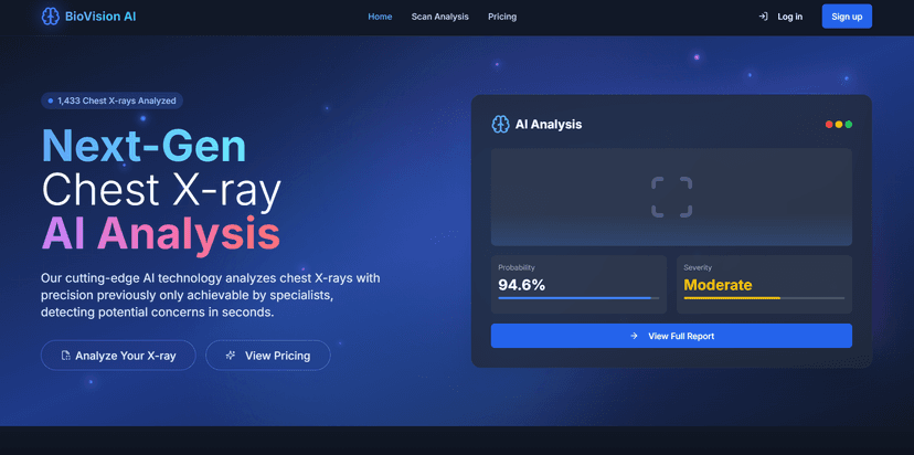 BioVisionAI - Chest X-Ray Analysis
